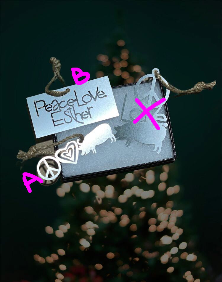 ETWP- Metal Trinkets- Ornament