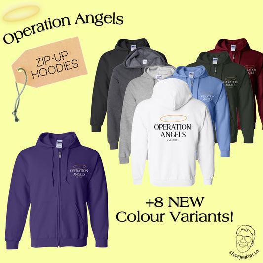 Operation Angels Zip-up Hoodies