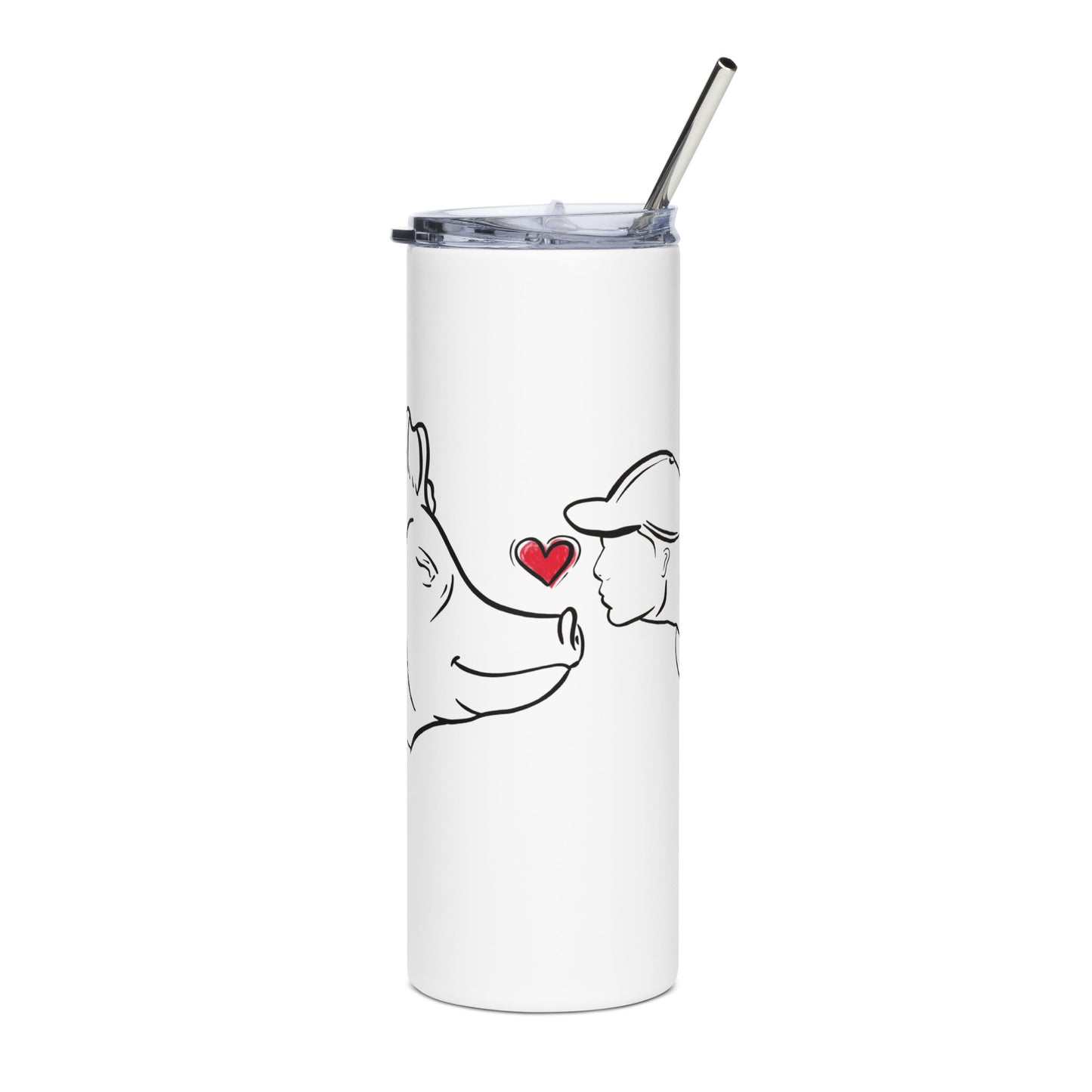"Loving You Is Easy" Stainless Steel Tumbler (20oz)