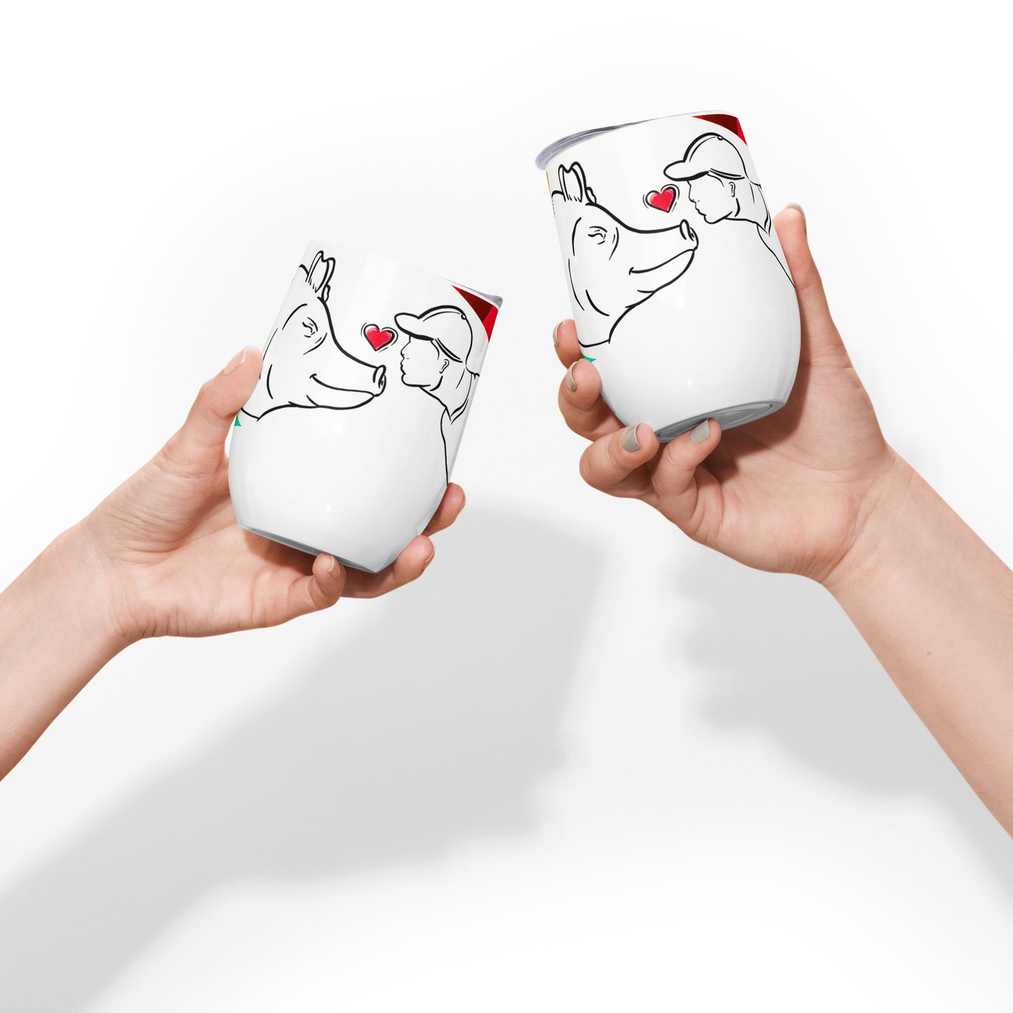 "Loving You Is Easy" Wine Tumbler