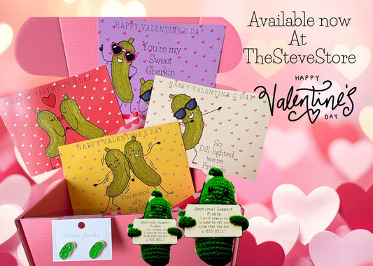 Valentine's Day - Big Dill Cards- Gift Set