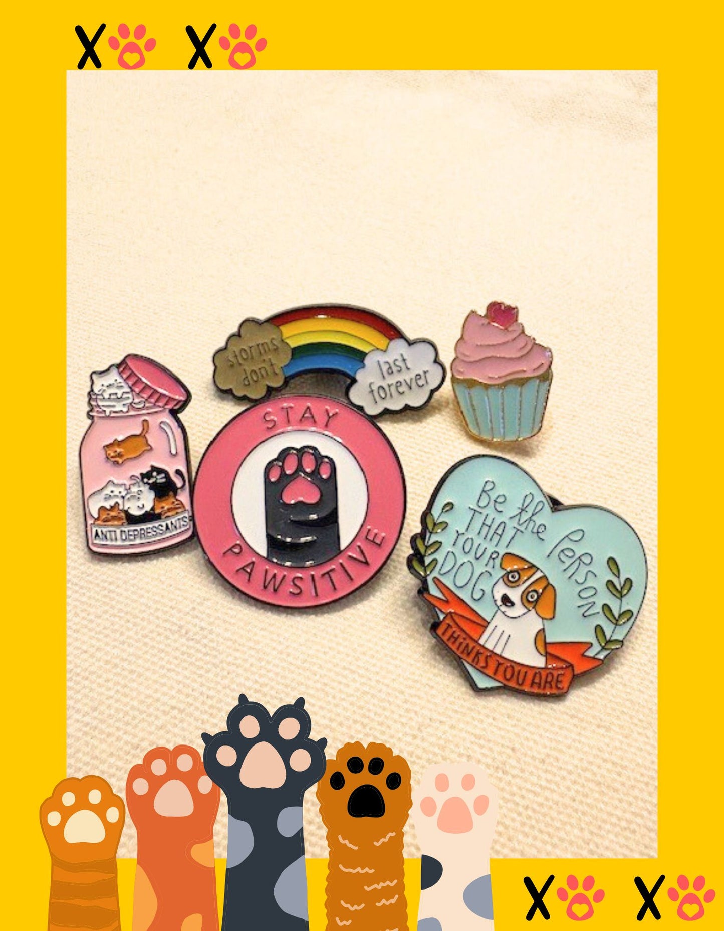 "PAW-sitive" Pin Pack