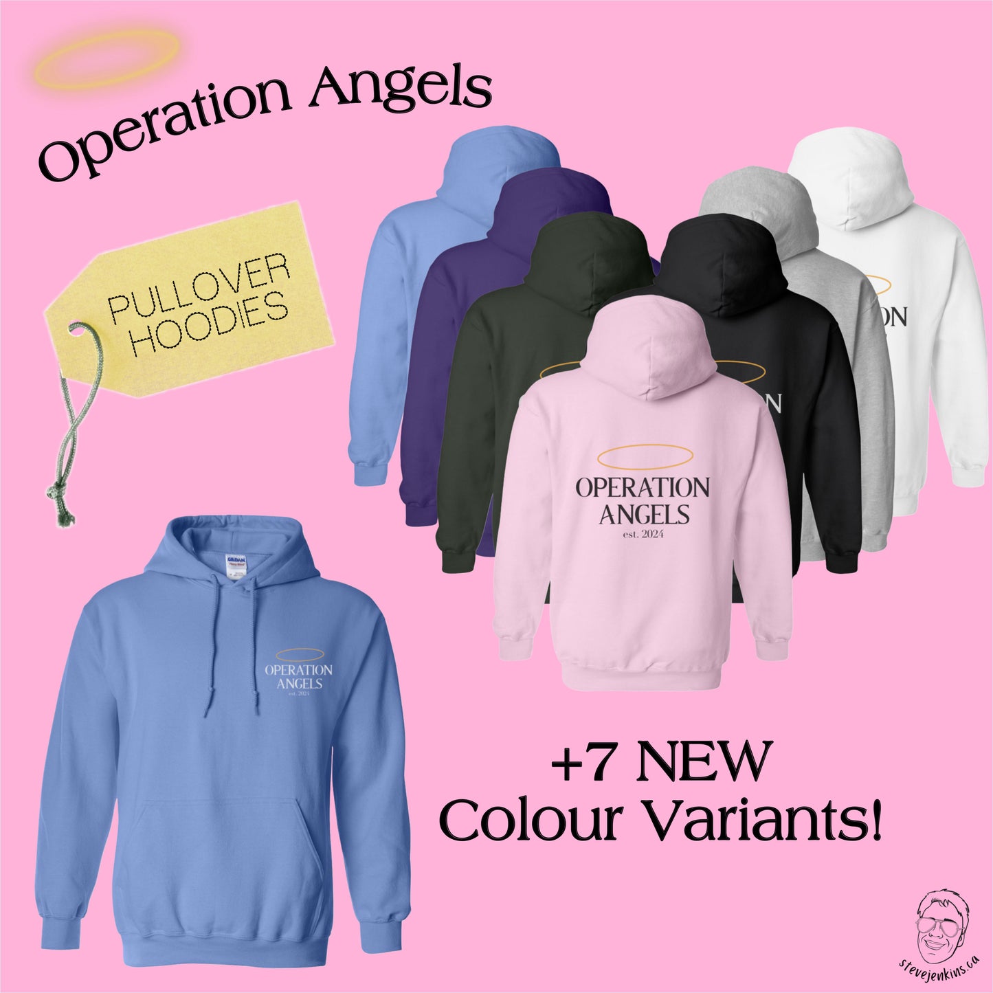 Operation Angels Pullover Hoodies