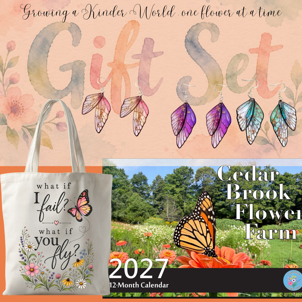 NEW -What if you fly ? -Gift set