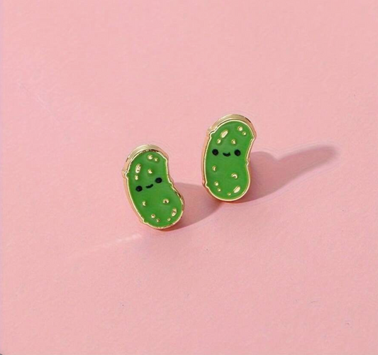 NEW -Tiny & Mighty -  Pickle Earrings