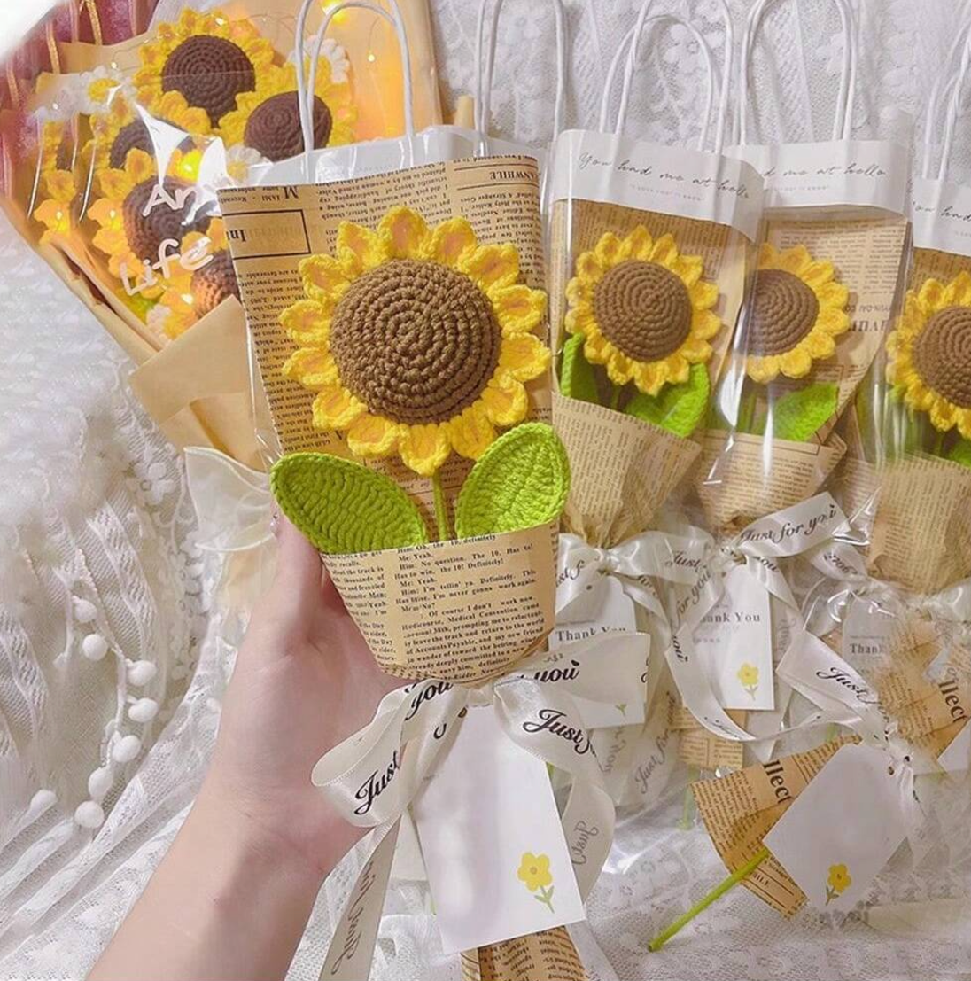 Sunflower Starter Pack – Crochet Flower