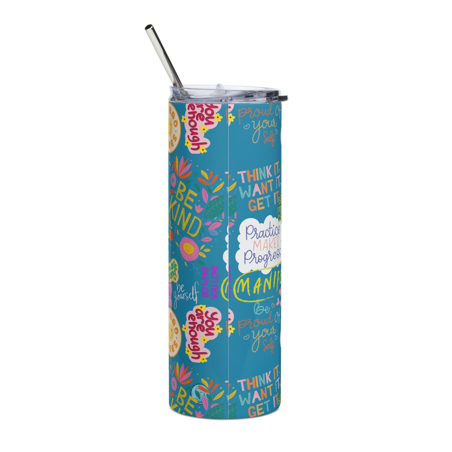 "Happy Cup" Stainless Steel Tumbler (20oz)