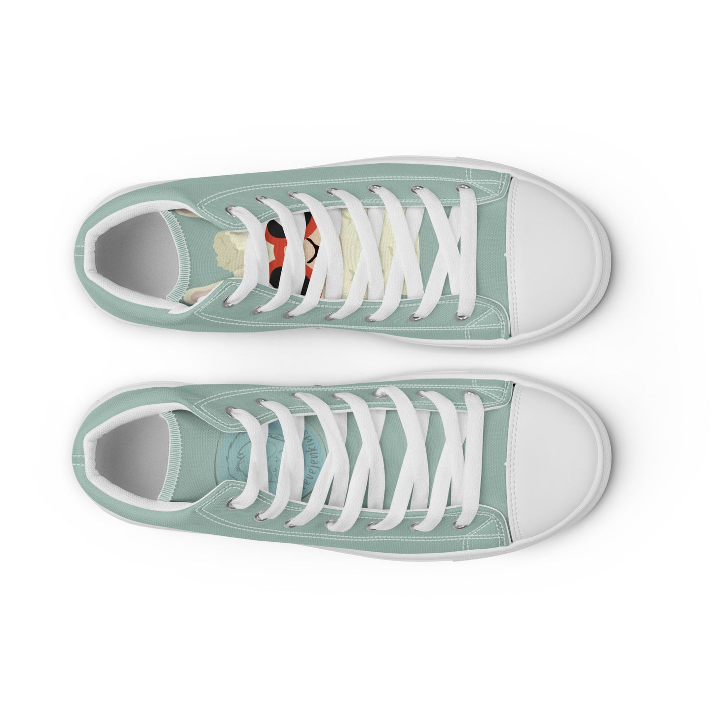 "Spit Happens" Women’s High-top Canvas Shoes