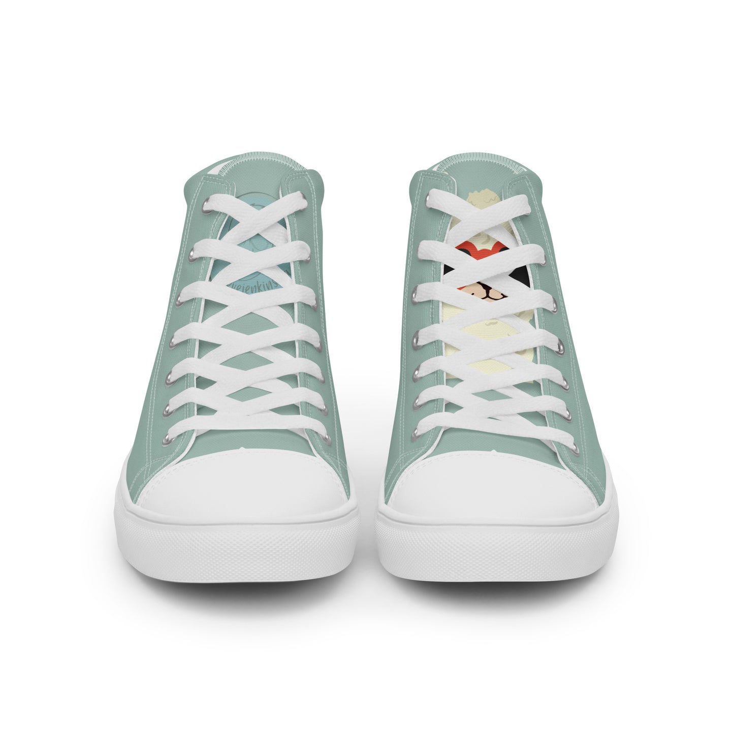"Spit Happens" Women’s High-top Canvas Shoes